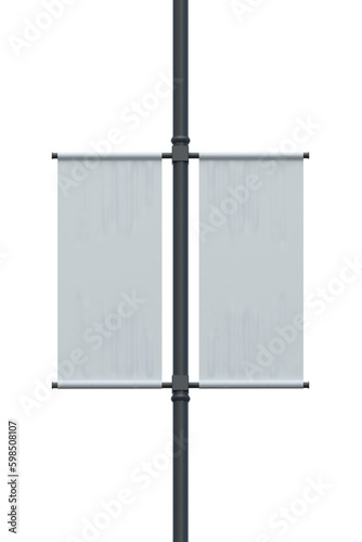 Street lamp post outdoor advertising pole banner 