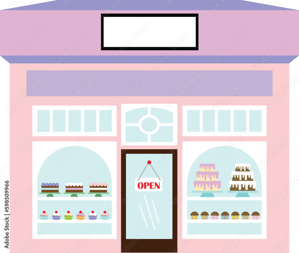 window shop vector image cake shop image window shop vector image cake shop image