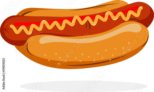 hot dog illustration