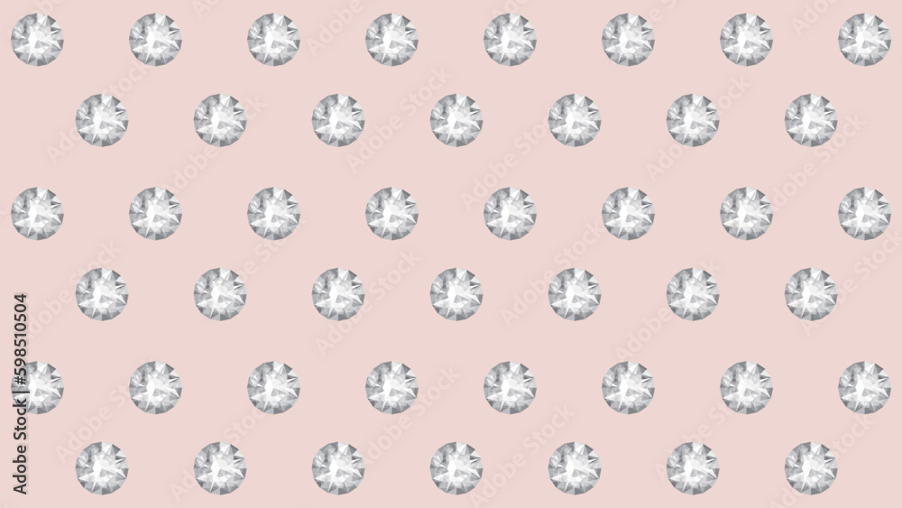 ダイヤモンドの宝石のピンクの背景イラスト ダイヤモンドの宝石のピンクの背景イラスト