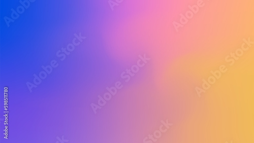 abstract smooth blur blue and yellow mesh color gradient effect background for website banner and paper card decorative design photo