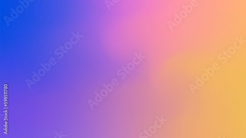 abstract smooth blur blue and yellow mesh color gradient effect background for website banner and paper card decorative design