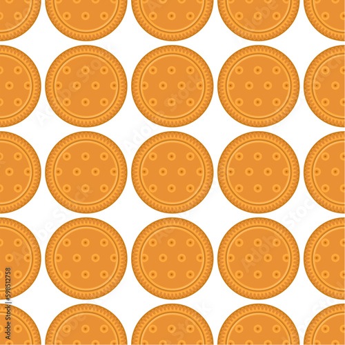 Pattern homemade cookie different taste in pastry biscuit