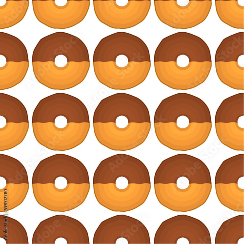 Pattern homemade cookie different taste in pastry biscuit