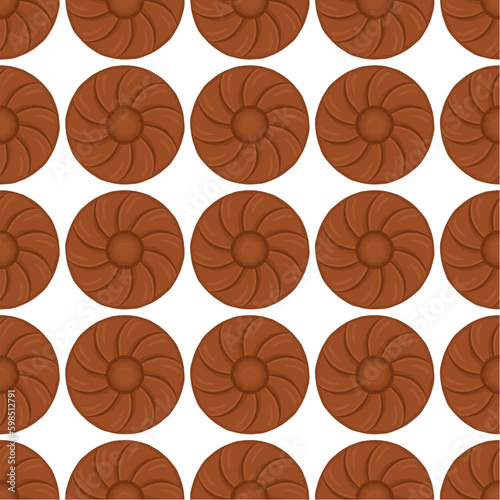 Pattern homemade cookie different taste in pastry biscuit