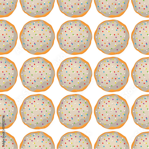 Pattern homemade cookie different taste in pastry biscuit