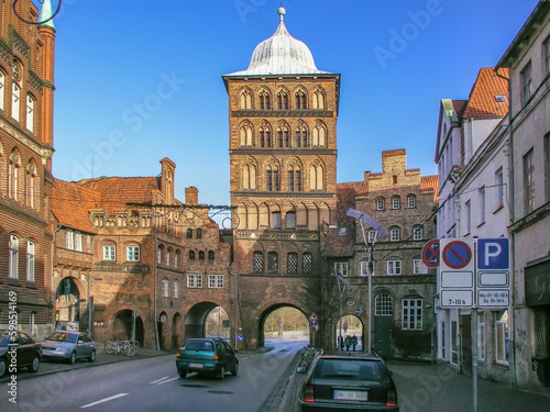 Burgtor in Lubeck, Germany