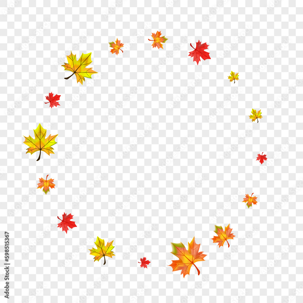 Red Leaf Background Transparent Vector. Leaves Realistic Template. Green September Plant. Down Foliage Frame. Red Leaf Background Transparent Vector. Leaves Realistic Template. Green September Plant. Down Foliage Frame.