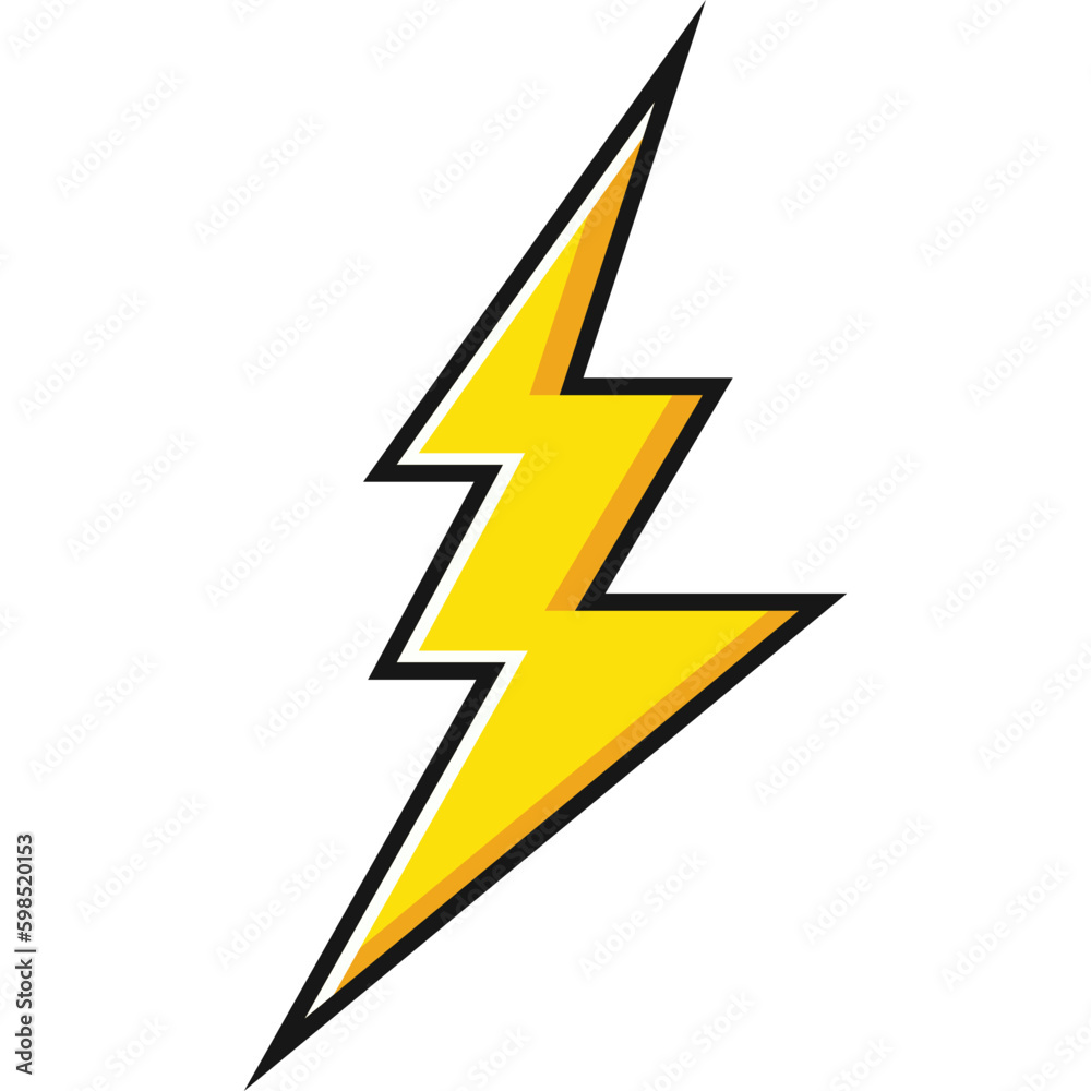 Comic Lightning Vector Comic Lightning Vector