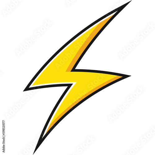 Comic Lightning Vector
