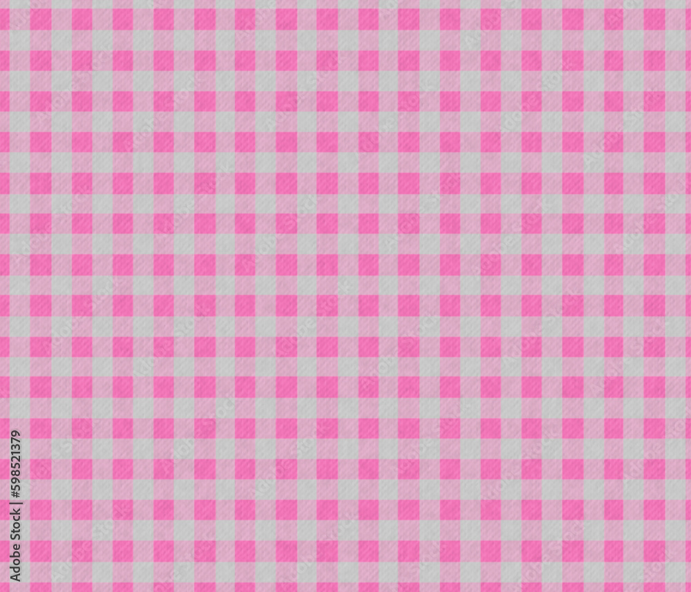Pink and White Gingham Pattern Pink and White Gingham Pattern
