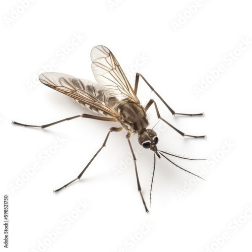 mosquito isolated on white background, ai generated