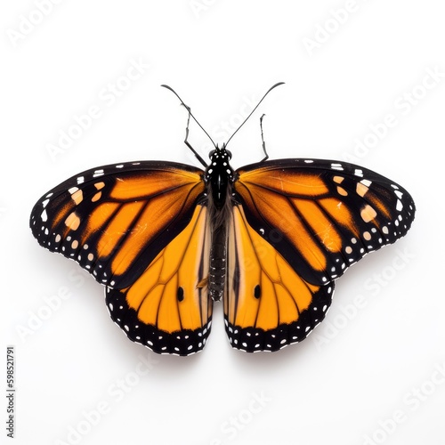 tiger swallowtail on white - ai generated © dasom