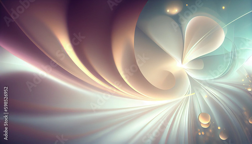 Generative AI, Dreamy Abstraction: A Soft and Serene Abstract Wallpaper Design