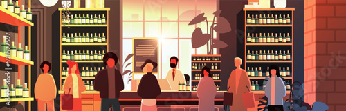 male doctor pharmacist giving pills to customers patients at pharmacy counter modern drugstore interior medicine healthcare