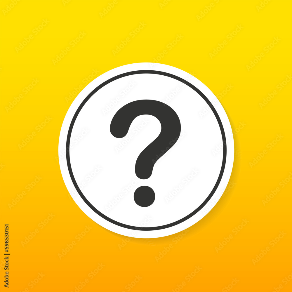 Question button. Ask questions. Ask for help. Question mark stamp. Information needed. request. Flat design style with long shadow. FAQ button. Vector illustration Question button. Ask questions. Ask for help. Question mark stamp. Information needed. request. Flat design style with long shadow. FAQ button. Vector illustration
