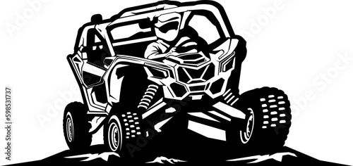 utv logo design icon vector
