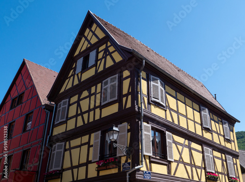 typical house in Alsace, France