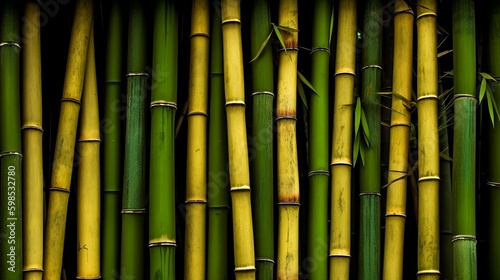 bamboo forest background generative ai