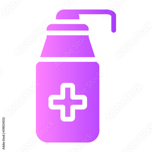 disinfectant gradient icon
