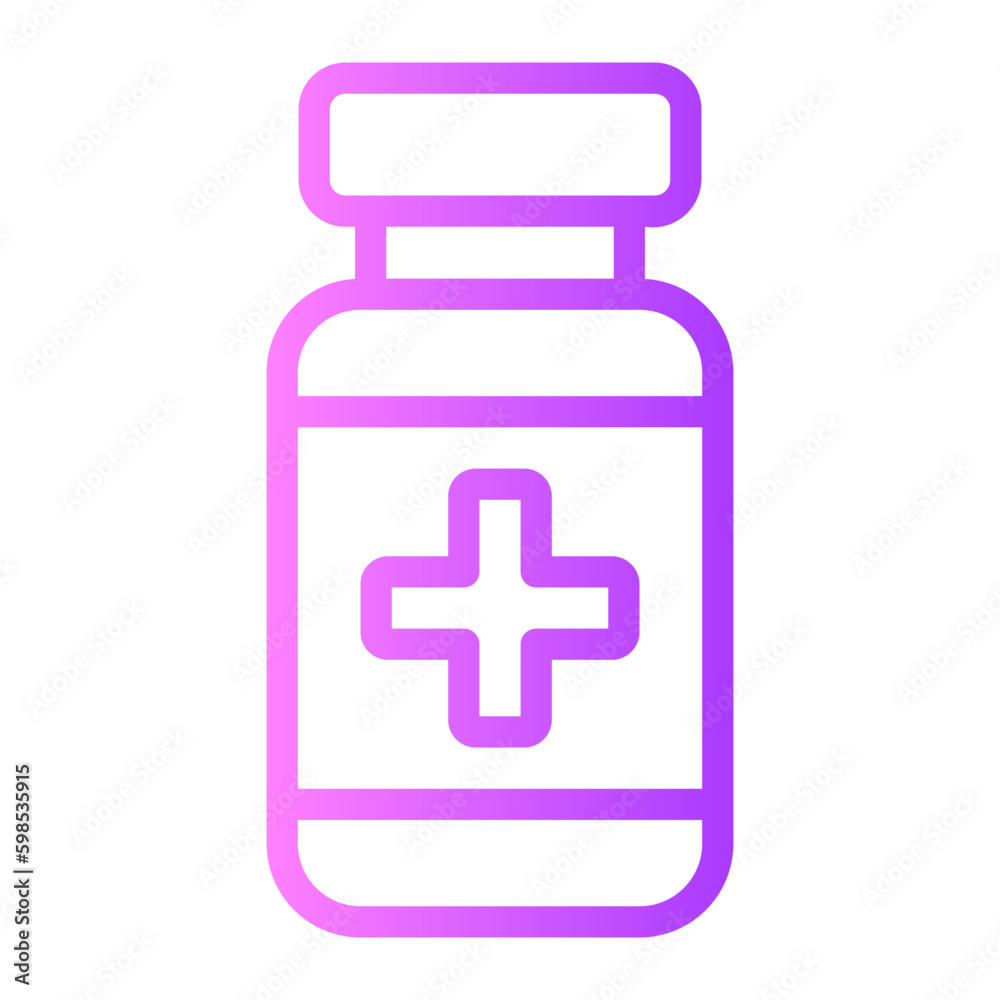 Fototapeta premium medicine gradient icon