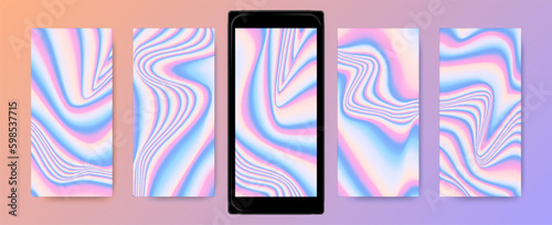 Abstract wave gradient back...