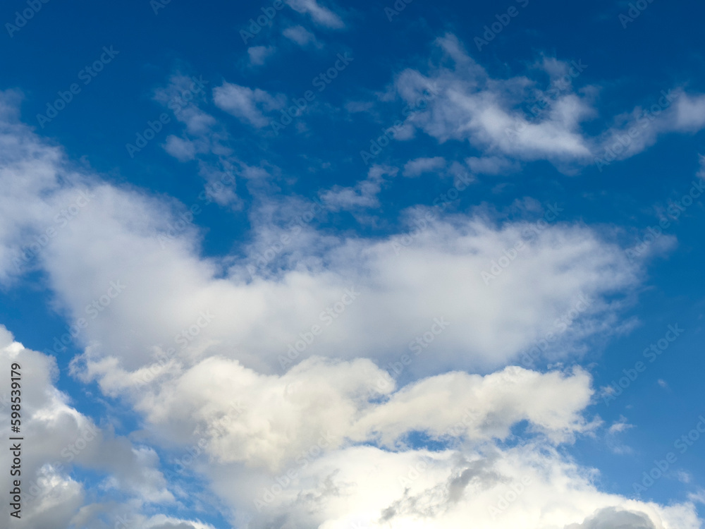 Cloudy sky background. Beautiful blue sky and white clouds Cloudy sky background. Beautiful blue sky and white clouds