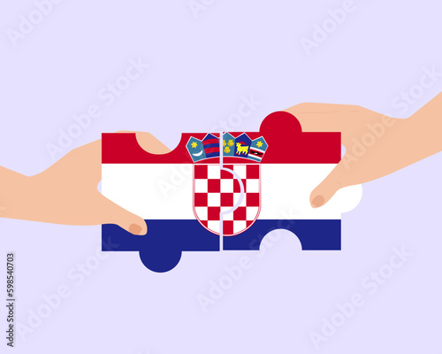 Solidarity and togetherness in Croatia, people helping each other, unity and help