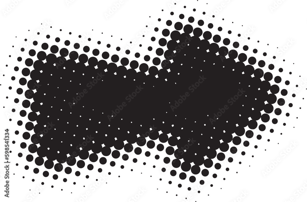 Halftone Abstract Vector Arrow Element Halftone Abstract Vector Arrow Element