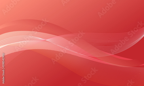 pink rose color lines wave curve abstract background