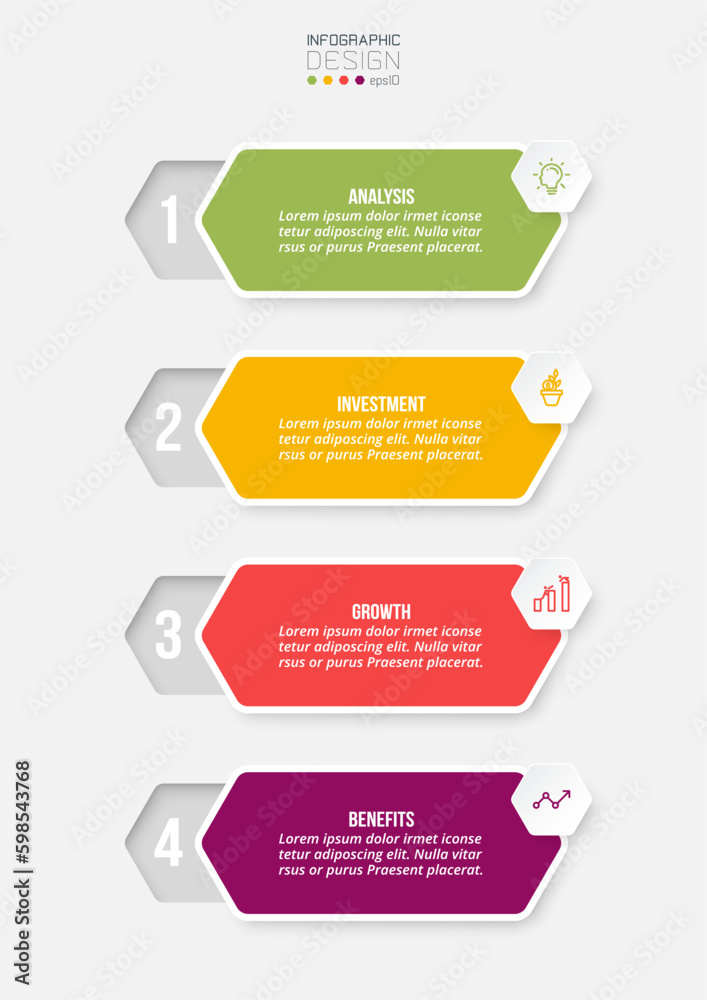 Infographic template business concept with workflow.
Infographic template business concept with workflow.