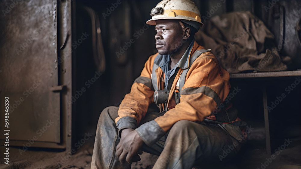 African Mine worker 3