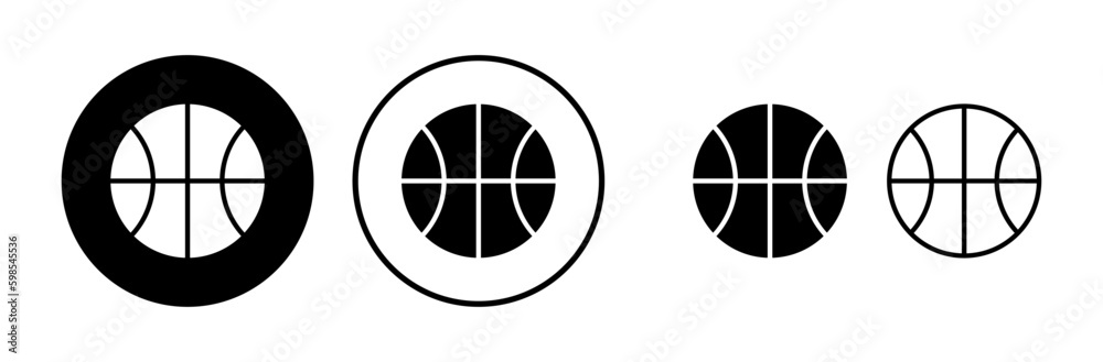 Basketball icon vector. basketball logo vector icon Basketball icon vector. basketball logo vector icon