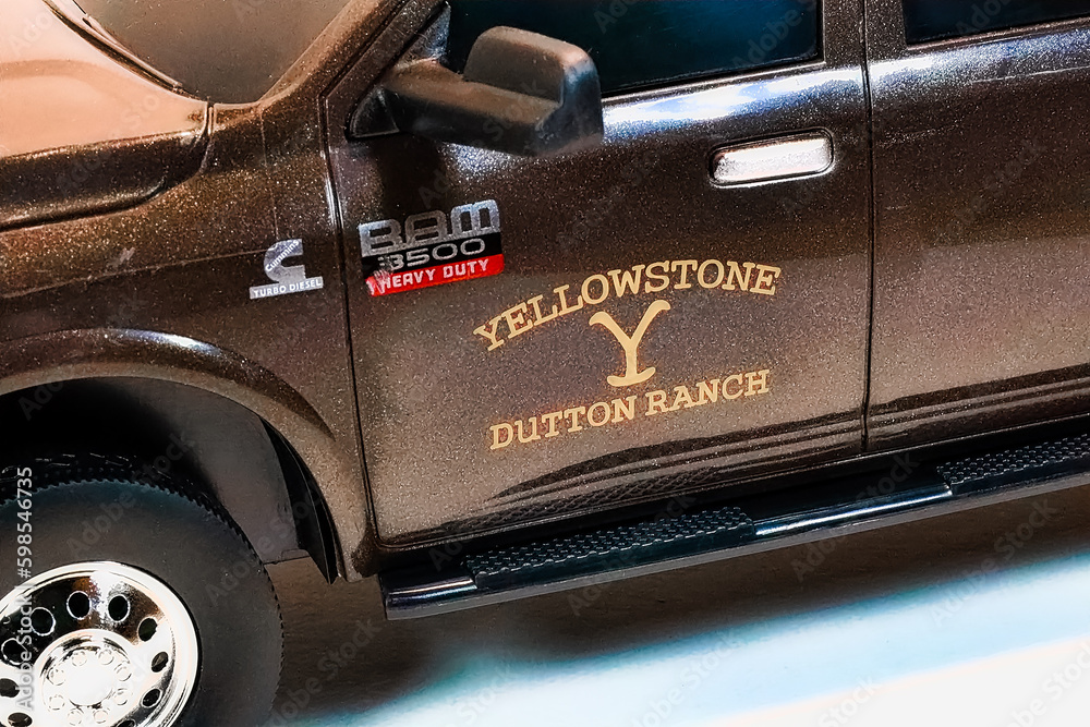 Fotka „Osaka,Japan May 2, 2023 Display of Big Country Toys AMT Adult Collectibles