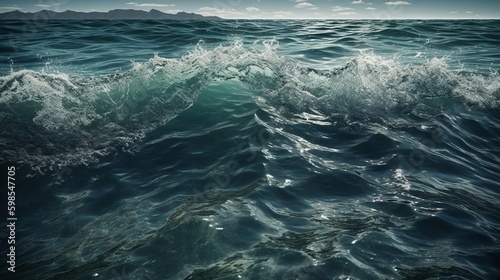 especially point by point photo ocean water. Creative resource, AI Generated