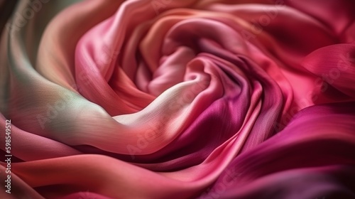 Cutting edge Interesting Establishment Slant Silk Surface. Creative resource, AI Generated