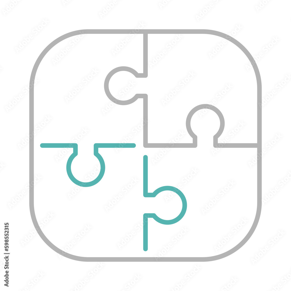 Puzzle vector icon Puzzle vector icon