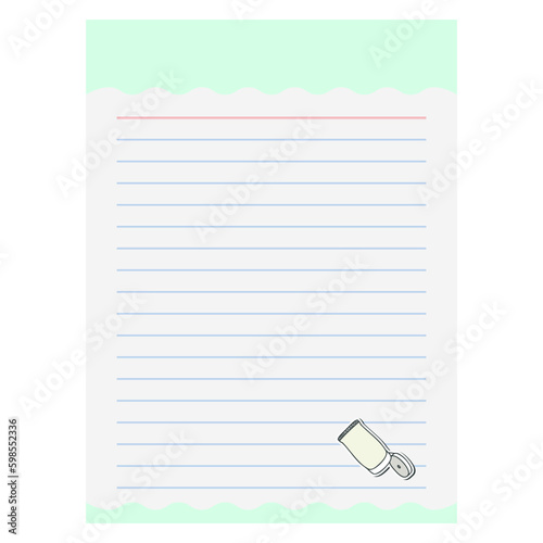Paper Note Aesthetic Sticker Facial Cleanser Make Up And Skin Care Tools