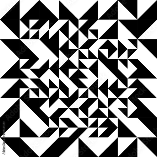 Vector geometric pattern with triangles. Modern stylish abstract background