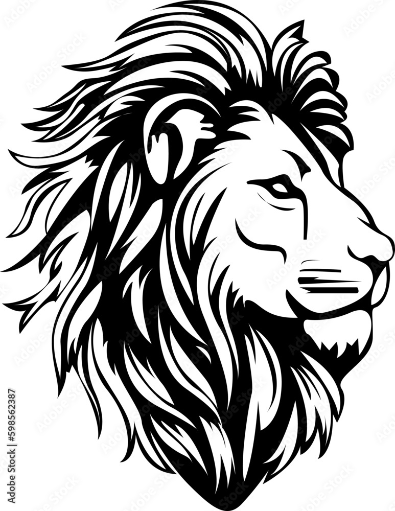 Lyon logo silhoute vector icon Lyon logo silhoute vector icon