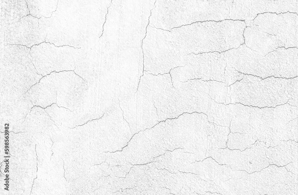 Obraz premium Dirty white paint concrete wall texture background. Old rough and grunge texture wall. Texture of cement wall.