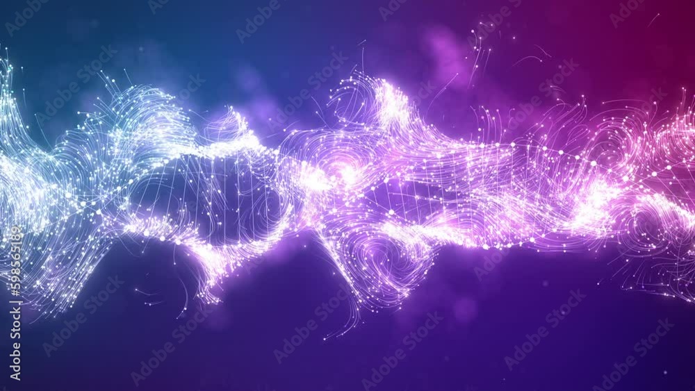 Colorful DNA Helix Strand Animating in and Rotating