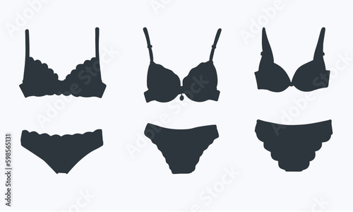 bikini bra silhouette