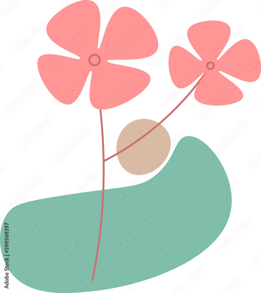 Fototapeta premium Corner Plant Boho