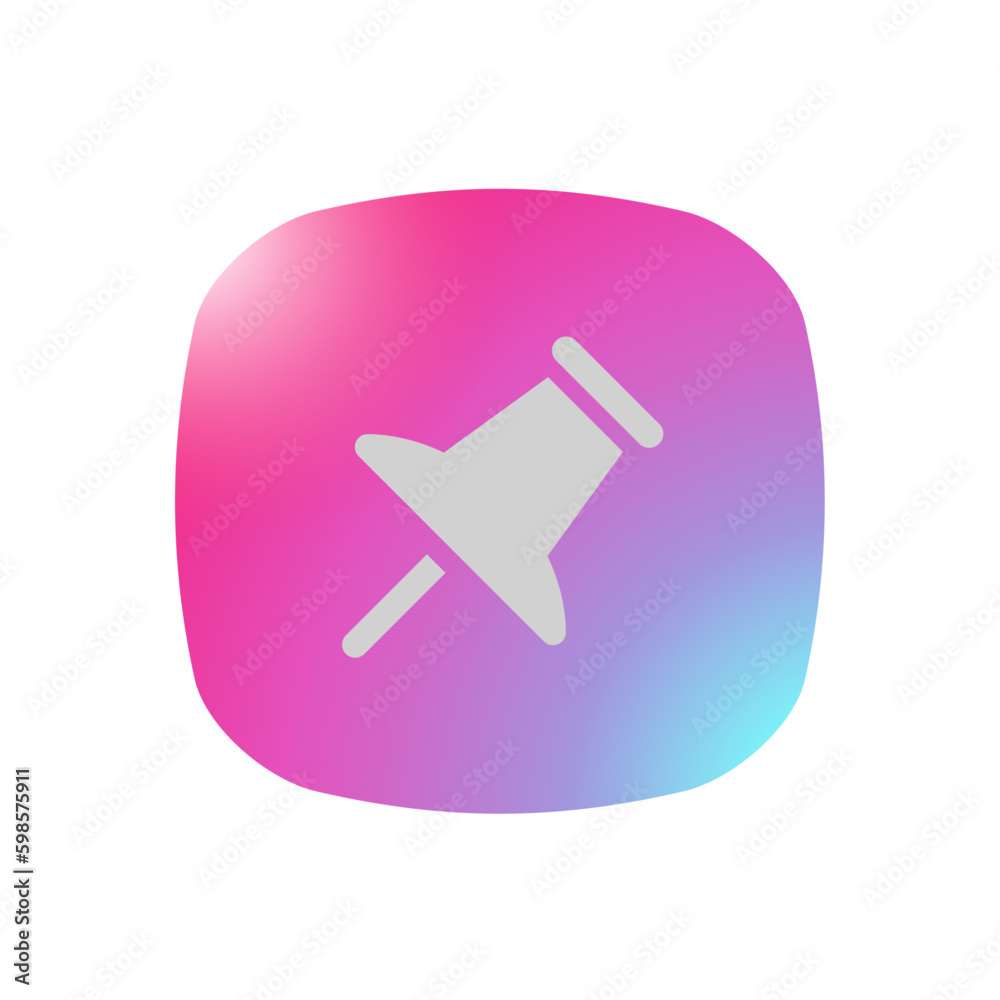 Push Pin - Pictogram (icon) Push Pin - Pictogram (icon)