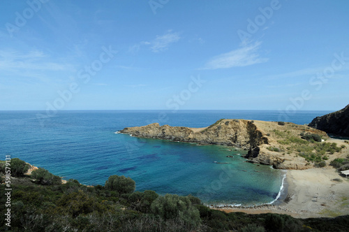 La crique de Kalo Chorafi près de Perama en Crète