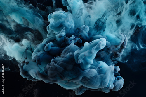 abstract background. Shiny smoke swirls and dances in a mesmerizing display