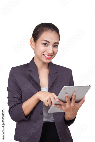 business on white background