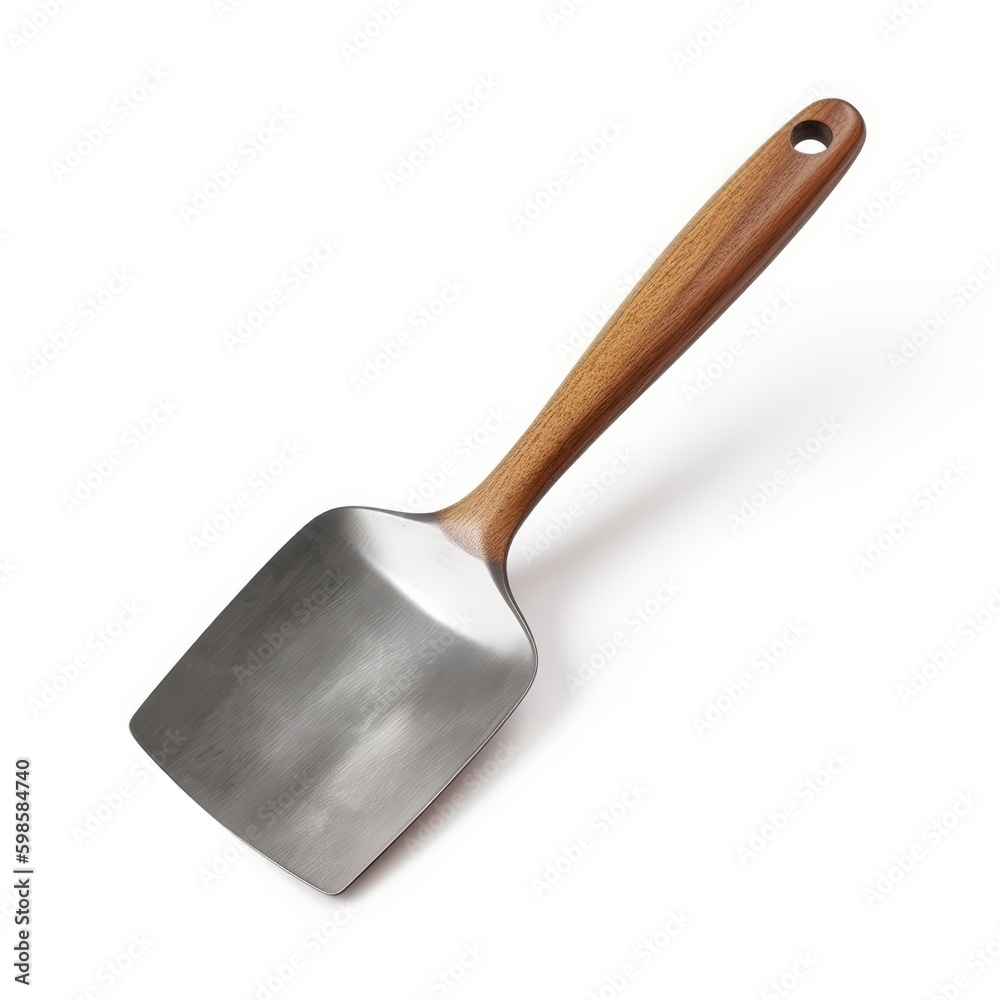 spatula isolated on a white background, generative ai spatula isolated on a white background, generative ai