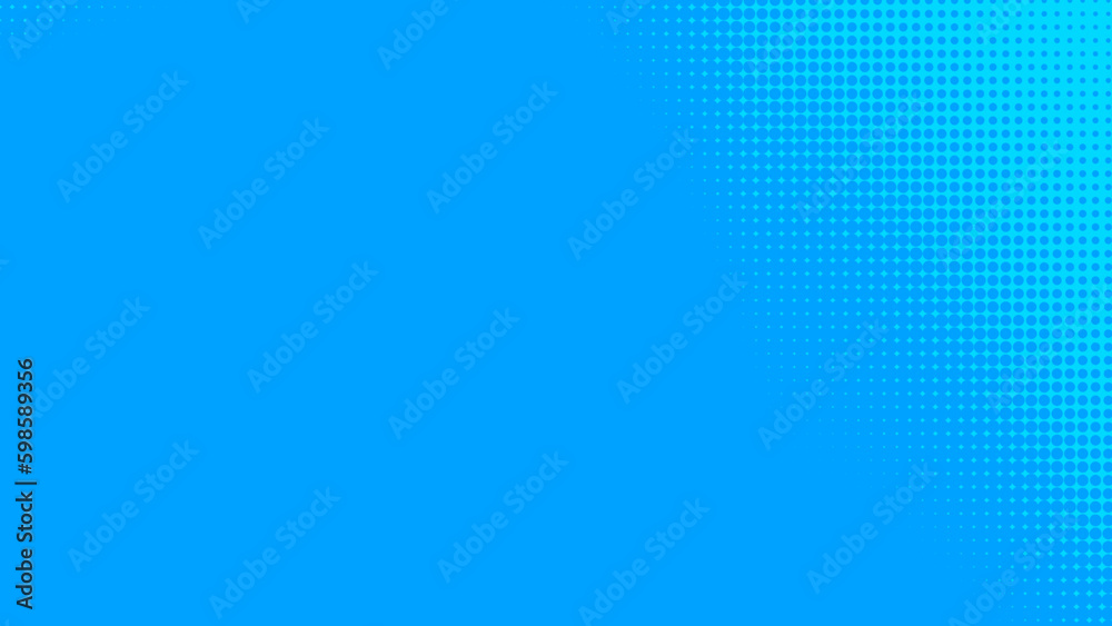 custom made wallpaper toronto digitalDots halftone blue color pattern gradient texture with technology digital background. Dots pop art comics with summer background.